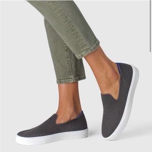 Rothy’s Women’s Slip On  Sneakers Steel Grey